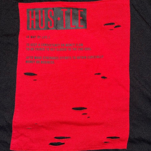 Five By Five Men’s Hustle Graphic T-Shirt | Size S - Picture 3 of 4